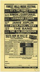 1970 Concert Handbill 1970 Concert Handbill