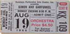 Saratoga 19680819 ticket