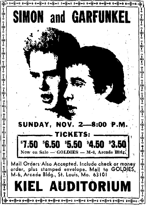 S&G St Louis Kiel Auditorium 19691102