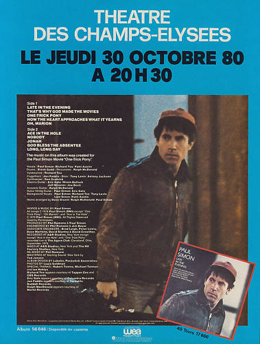 Paul Simon 19801030 Paris