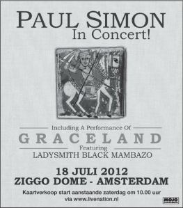 Paul Simon 20120718 Amsterdam Ziggo Dome