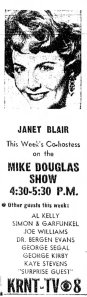 19660702 Mike Douglas Show